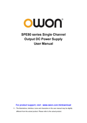 Lilliput Owon SPE80 Series User Manual