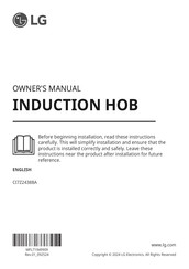 LG CI7Z2438BA Owner's Manual
