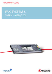 Kyocera FAX System S Operation Manual