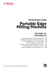 Perles MF1225RE-45 Original Instructions Manual