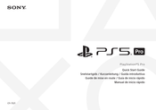 Sony PS5 Pro Quick Start Manual