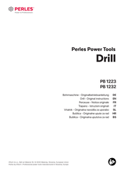 Perles PB 1223 Original Instructions Manual