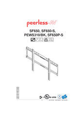 peerless-AV SMARTMOUNT SF650 Manual