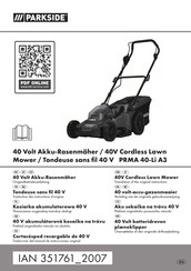 Parkside 351761 2007 Translation Of The Original Instructions