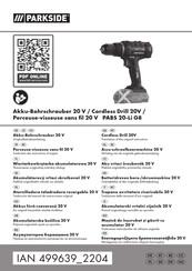 Parkside 499639 2204 Translation Of The Original Instructions