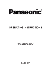 Panasonic TS-32N30AEY Operating Instructions Manual