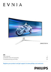 Philips EVNIA 34M2C5501A User Manual