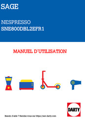 Sage Nespresso My Machine Creatista Plus Manual