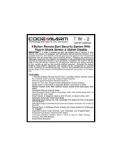 Code Alarm TW-2 Owner's Manual