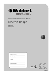 Waldorf RN8114E Installation And Operation Manual