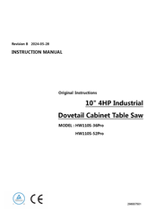 HARVEY ALPHA HW110S-36Pro Original Instructions Manual