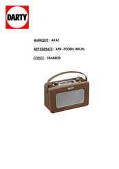 Akai APR200 Manual