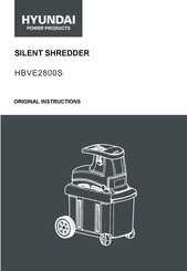 Hyundai power products HBVE2800S Original Instructions Manual