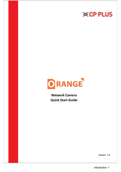 CP Plus ORANGE CP-UNC-VB41L3C-MDS Quick Start Manual