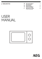AEG MBE2657DE User Manual