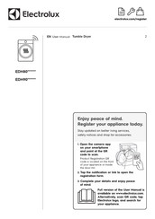 Electrolux UltimateCare 700 EDH90 Series User Manual