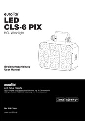 EuroLite LED CLS-6 PIX User Manual