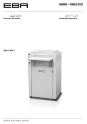 KRUG+PRIESTER EBA 5300 C Operating Instructions Manual