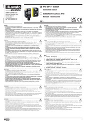 LOVATO ELECTRIC SSF8GP Installation Manual