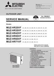 Mitsubishi Electric MUZ-HR50VF-ER1 Service Manual