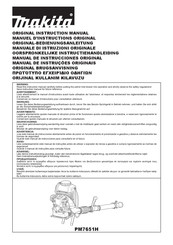 Makita PM7651H Original Instruction Manual
