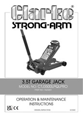 Clarke CTJ3500LPQLPRO Operation & Maintenance Instructions Manual