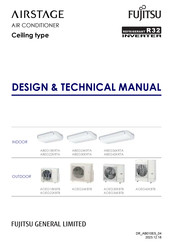 Fujitsu AIRSTAGE AOEG18KBTB Design & Technical Manual