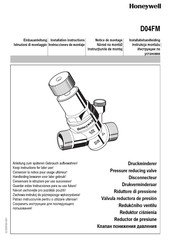 Honeywell D04FM Installation Instructions Manual