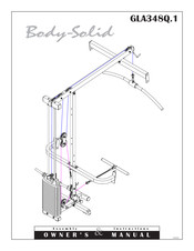 Body Solid GLA348BS Assembly Instructions & Owner's Manual