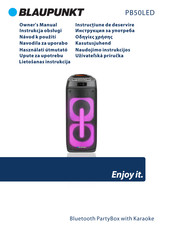 Blaupunkt PB50LED Owner's Manual