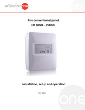 Teledata one FD 9000L-2 Installation, Setup And Operation