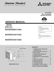 Mitsubishi Electric American Standard NAXSKS15A112AA Service Manual