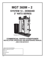 MARLO MGT 30M Installation, Operation And Maintenance Manual