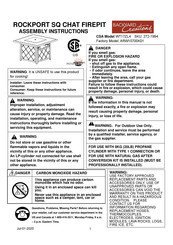 Backyard Creations 272-1994 Assembly Instructions Manual