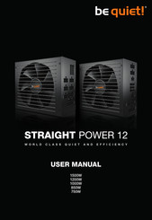 Be Quiet! STRAIGHT POWER 12 1500W User Manual