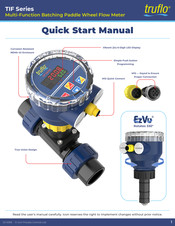 truflo TIF Series Quick Start Manual