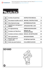 Makita SD100 Instruction Manual