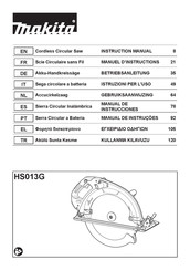 Makita HS013G Instruction Manual