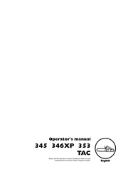 Husqvarna 345 TAC Operator's Manual