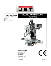 Jet JMD-45LPFD Operating Instructions Manual