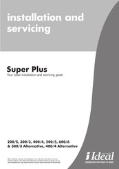 Ideal Boilers Super Plus 500/5 Installation And Servicing