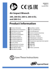 Ingersoll-Rand 280-EU Product Information