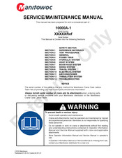 Manitowoc 10000A-1 Service Maintenance Manual