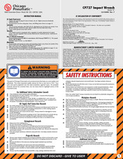 Chicago Pneumatic CP727 Instruction Manual