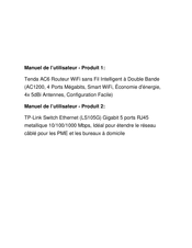 TP-Link LiteWave LS105G Installation Manual