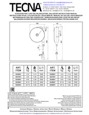 TECNA 9336NY Instruction Manual