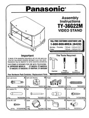 Panasonic TY-36G22M Assembly Instructions