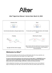 ALTER Signal User Manual