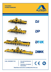 Alpego DTEK-400 Use And Maintenance Manual