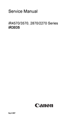 Canon iR3035 Service Manual